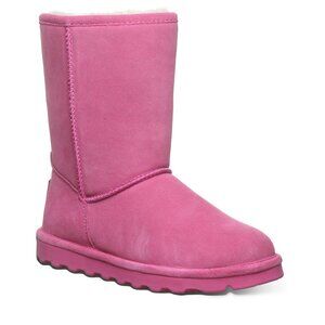$85 BEARPAW 🐾 Elle Short Suede Wool Boots | Party Pink | 7